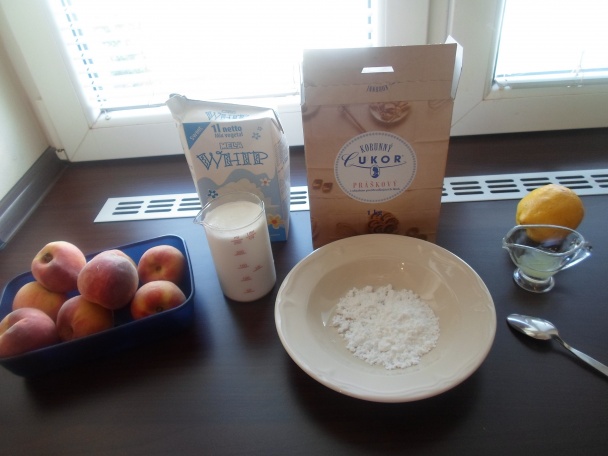 Broskyňová zmrzlina (fotorecept) - obrázok 1