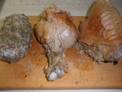 Morčacie krídlo plnené mäsom z diviaka (fotorecept) - obrázok 9