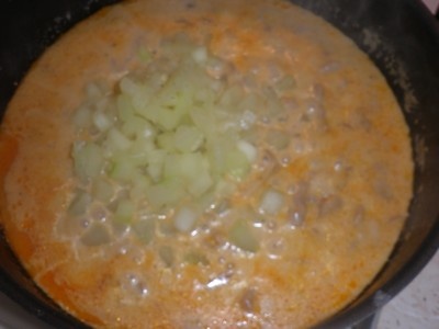 Hliva s cuketou v smotanovej omáčke (fotorecept) - obrázok 11