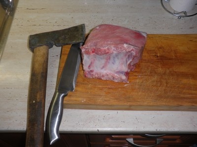 Pečené bravčove karé s kosťou (fotorecept) - obrázok 1