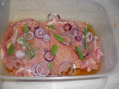 Pečené bravčove karé s kosťou (fotorecept) - obrázok 3