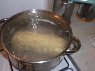 S niečim plnená zemiakova knedľa a ešte niečo (fotorecept) - obrázok 13