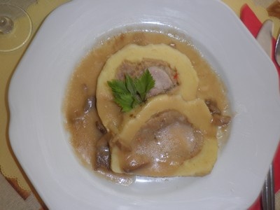 S niečim plnená zemiakova knedľa a ešte niečo (fotorecept) - obrázok 19