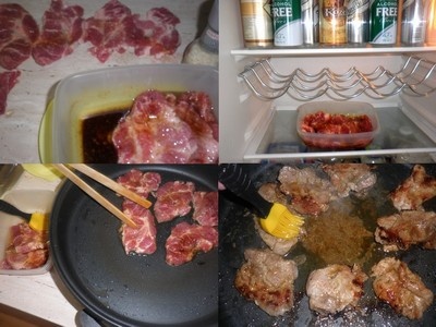 Grilovaná krkovička s haluškami - obrázok 1