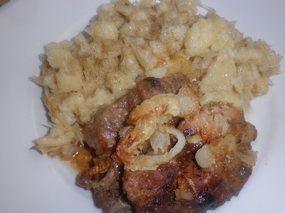 Grilovaná krkovička s haluškami - obrázok 5