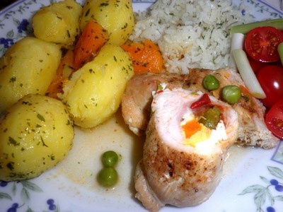 Plnená morčacia rolka - obrázok 2