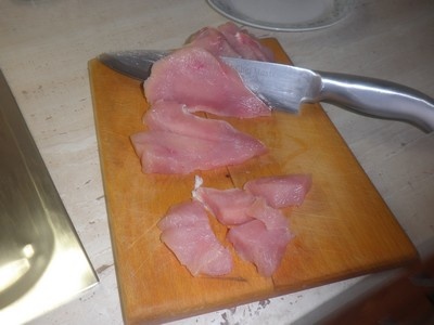 Morčacie mäso v zemiakovej lokši a pikantná mrkva (fotorecept) - obrázok 4