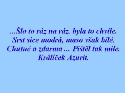 Azurit na smotane  - obrázok 1