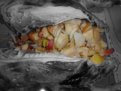 Jablková plnka v sliepke  - obrázok 1