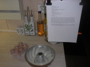 Dvojfarebná bábovka netradičnej farby (fotorecept) - obrázok 1