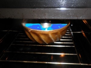 Dvojfarebná bábovka netradičnej farby (fotorecept) - obrázok 6