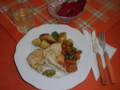 Prírodný morčací rezeň s bazalkovým pestom - nepodarený (fotorecept) - obrázok 5