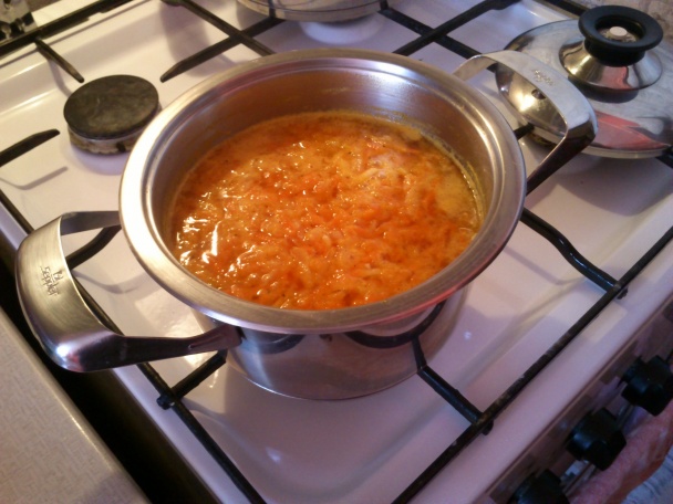 Kalerábovo-mrkvičková polievka - obrázok 1