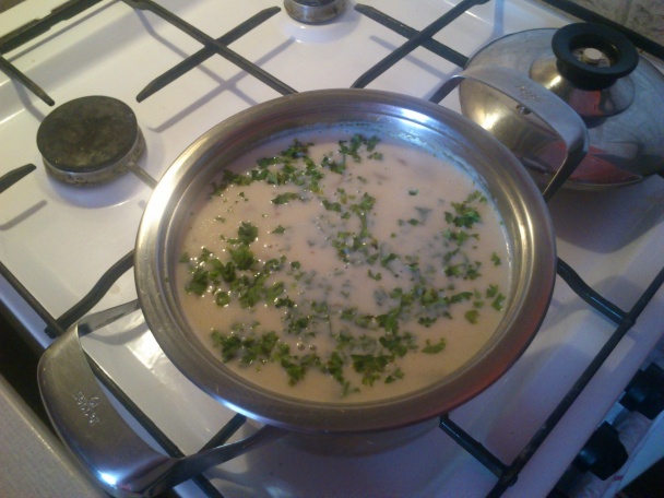 Šampiňónová polievka - obrázok 2