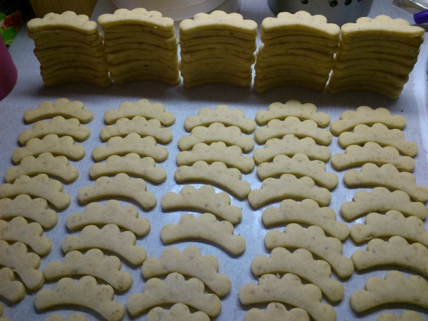 Orechové rožky s krémom - obrázok 2