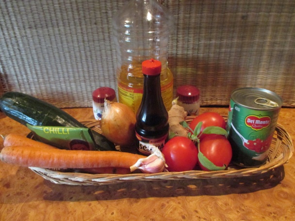 Cuketovo-paradajková chilli polievka (fotorecept) - obrázok 1