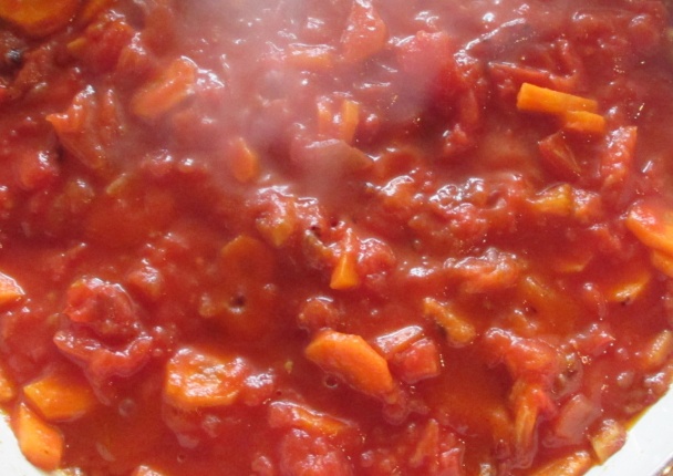 Cuketovo-paradajková chilli polievka (fotorecept) - obrázok 7