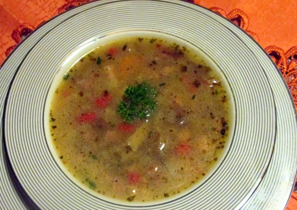 Polievka hlivová s údeným mäsom (fotorecept) - obrázok 14