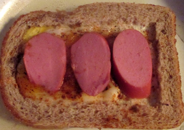 Volské oko zapečené v krajci chleba (fotorecept) - obrázok 6