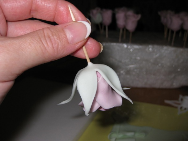 Kakaová torta a postup na ružičky - obrázok 17