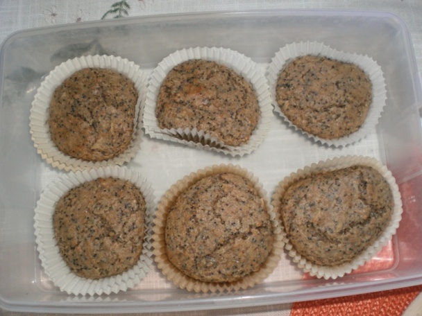 Jablkové muffiny/Makovo-citrónové muffiny - obrázok 2