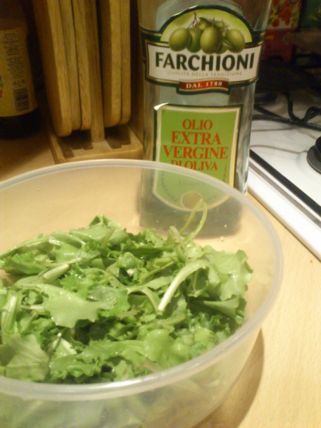 Grilovaný encián s rukolovým šalátom - obrázok 1