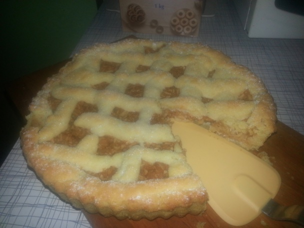 Jablkový koláč s mriežkami - obrázok 4