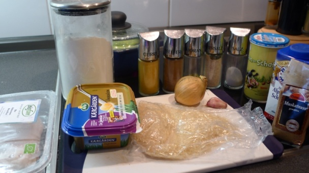 Horčicové kuracie prsia s ružičkovým kelom - obrázok 1