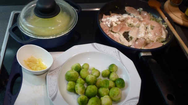 Horčicové kuracie prsia s ružičkovým kelom - obrázok 3