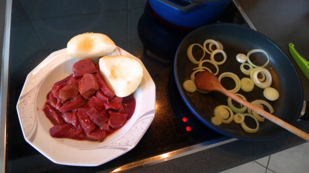 Hrušková kuracia pečeň - obrázok 2