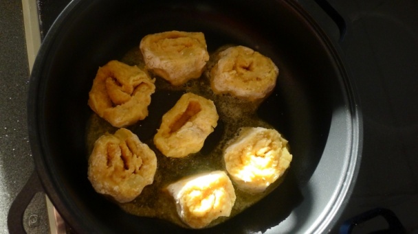 Zavinuté knedlíky, zubáč na prírodno s horčicovou omáčkou (fotorecept) - obrázok 3