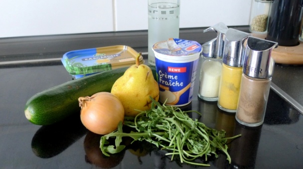 Cuketová polievka s rukolou - obrázok 1