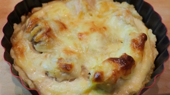 Šampiňónovo-hlivový mini quiche - obrázok 3