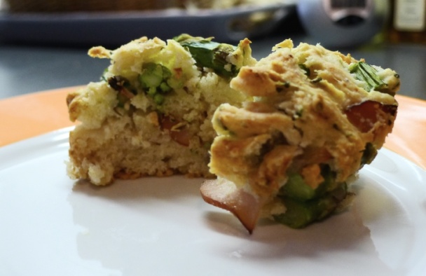 Slané špargľové muffiny - obrázok 3