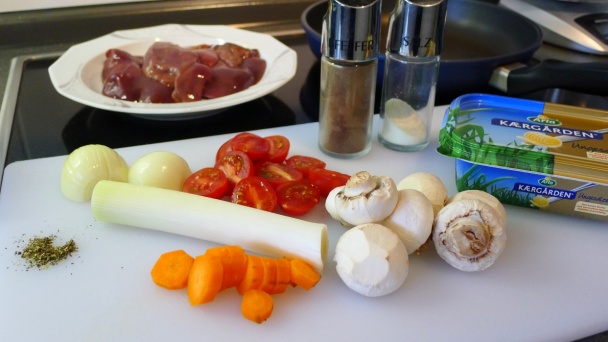 Morčacia pečeň na zelenine (fotorecept) - obrázok 1