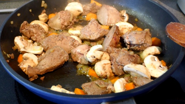 Morčacia pečeň na zelenine (fotorecept) - obrázok 3