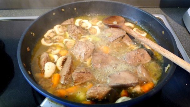 Morčacia pečeň na zelenine (fotorecept) - obrázok 4