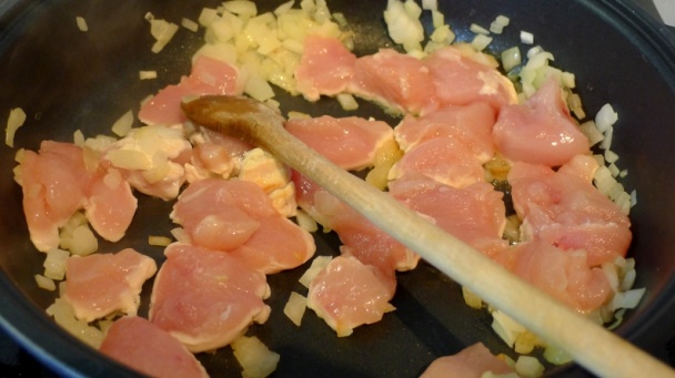 Kuracie mäso na curry a rasci - obrázok 2