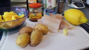 Treska v mangovo-kokosovej omáčke s rozmarínom (fotorecept) - obrázok 1