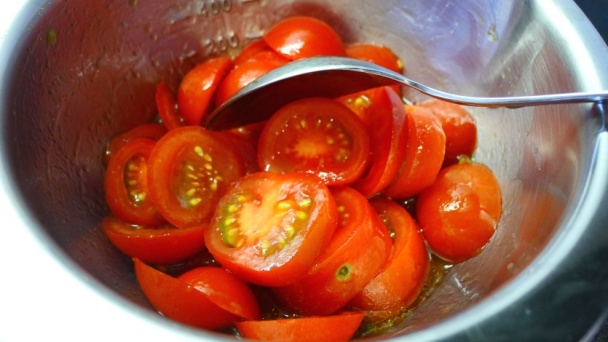 Paradajkový koláč s rukolou (fotorecept) - obrázok 5