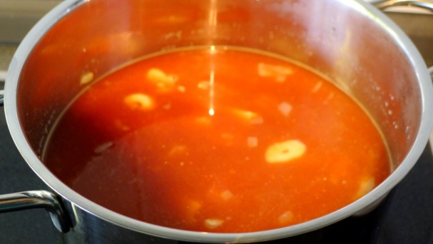 Paradajková polievka s tofu a bylinkami (fotorecept) - obrázok 6