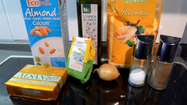 Korenisté sójové placky s opečenou polentou (fotorecept) - obrázok 1