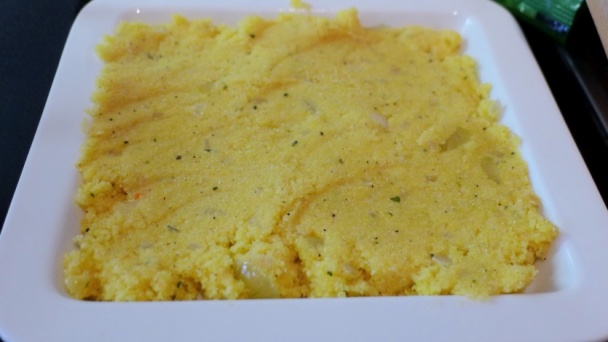 Korenisté sójové placky s opečenou polentou (fotorecept) - obrázok 5