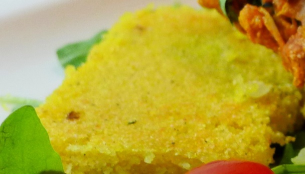 Korenisté sójové placky s opečenou polentou (fotorecept) - obrázok 6