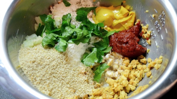 Korenisté sójové placky s opečenou polentou (fotorecept) - obrázok 9