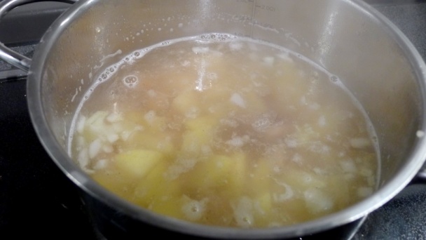 Gaštanovo-zemiaková krémová polievka (fotorecept) - obrázok 1