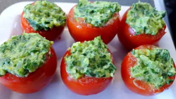 Paradajky plnené špenátom na kuskuse (fotorecept) - obrázok 6