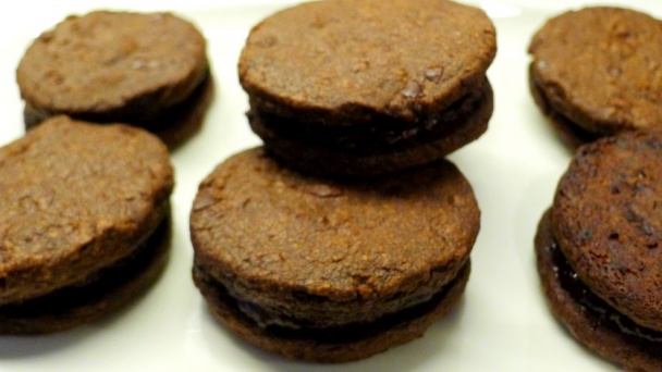 Čokoládovo-pomarančové plnené keksy (fotorecept) - obrázok 9