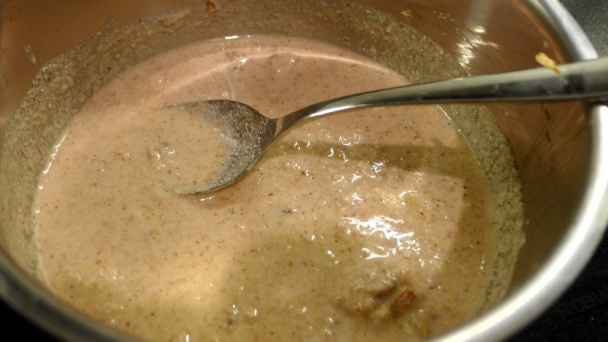 Tofu obalené v mandliach s pekanovou omáčkou (fotorecept) - obrázok 10