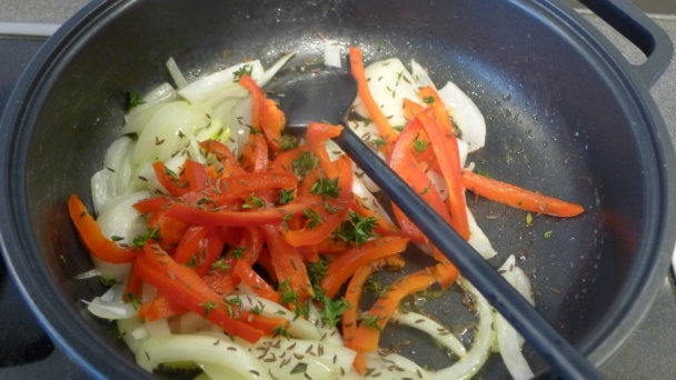 Ružičkový kel s červenou paprikou na bylinkách (fotorecept) - obrázok 5